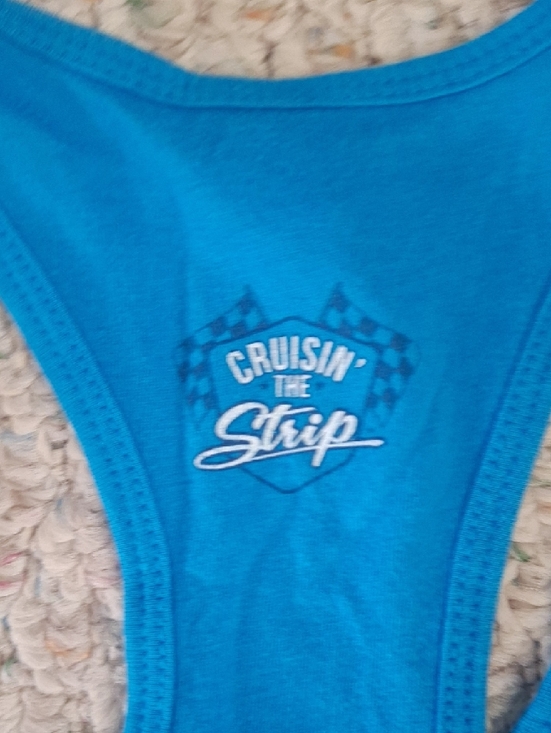 Blue 'Rod Run' Graphic Racerback Tank - Picture 3 of 3